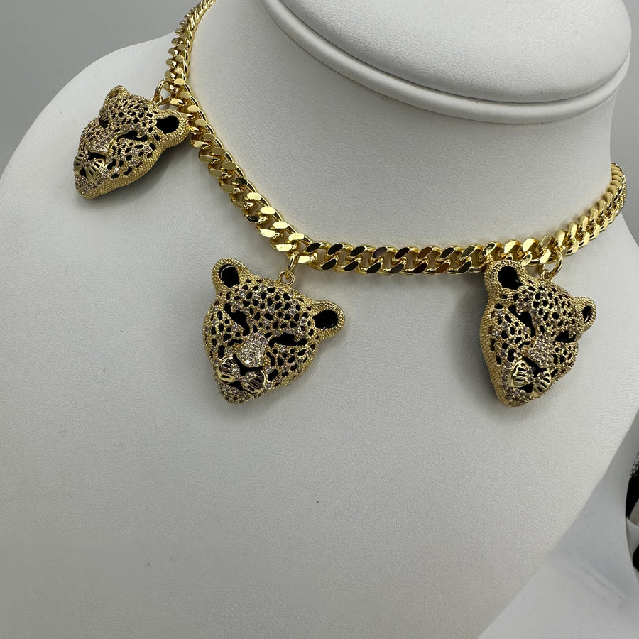 Leopard Glam Necklace