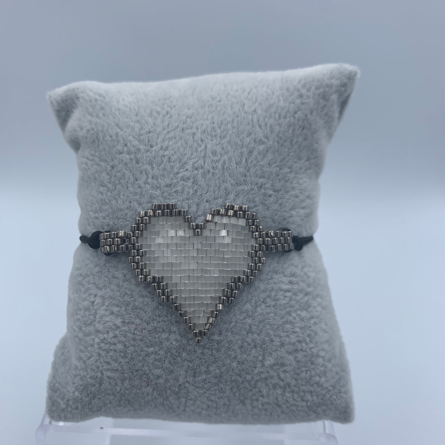 Silver Heart Bracelet