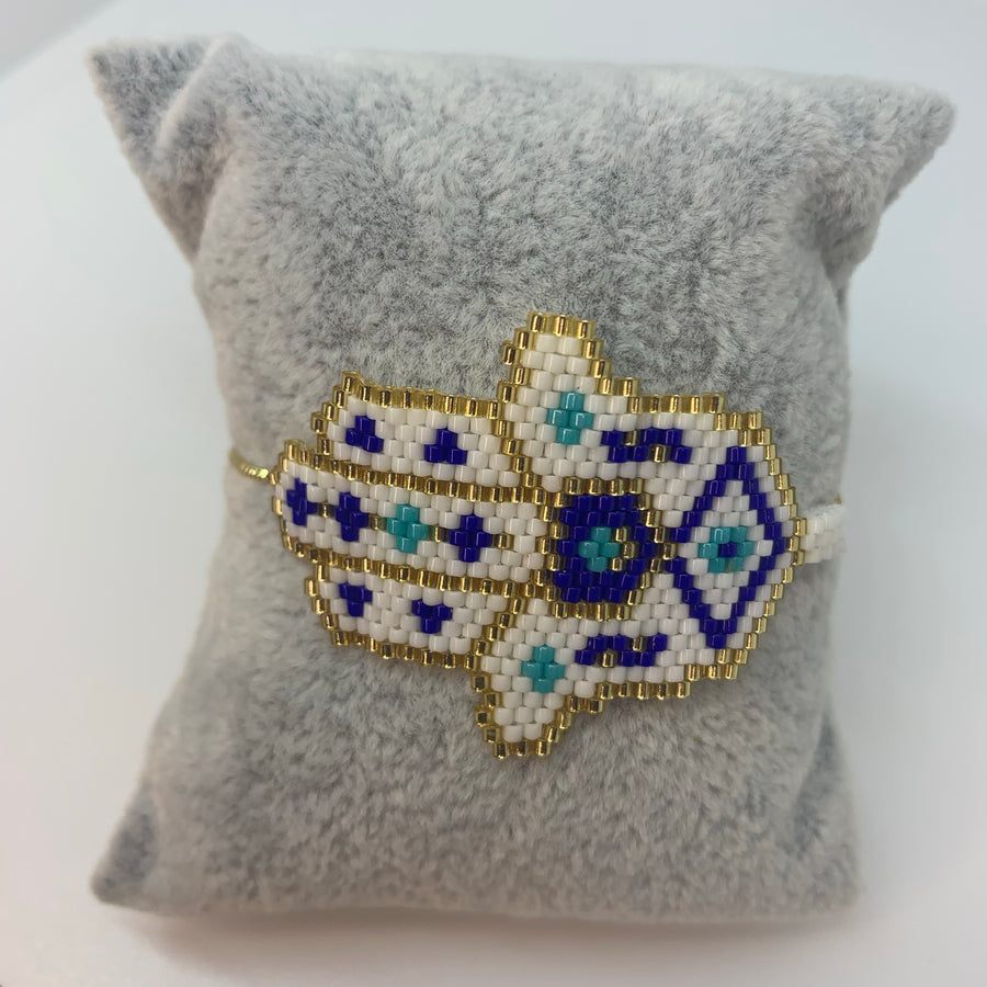 Fatima’s Hand Beaded Bracelet