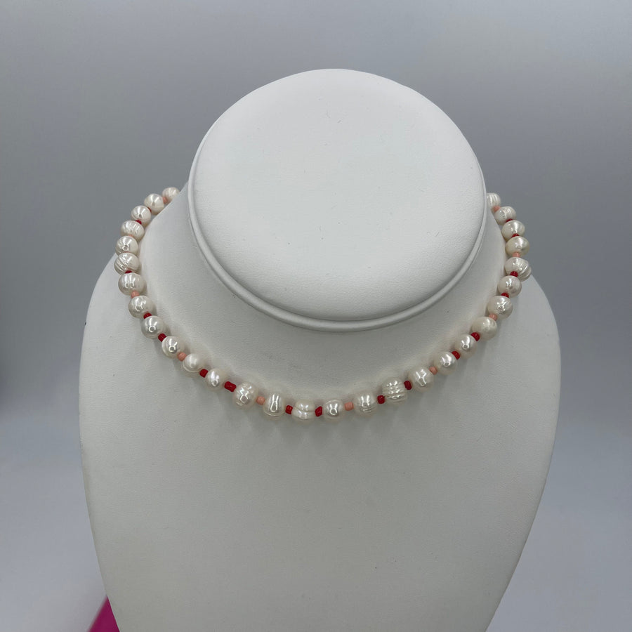 Multicolor Pearl Necklace