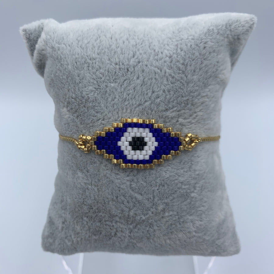 Little Evil Eye Beaded Bracelet