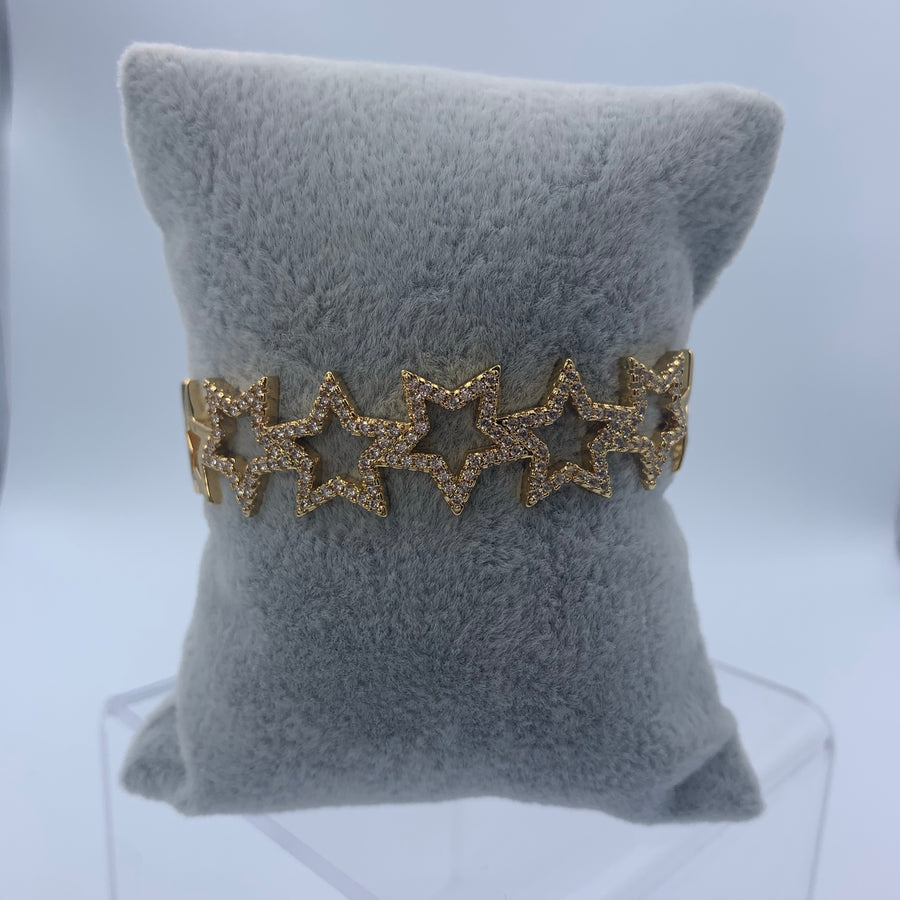 Stars Zirconium Cuff