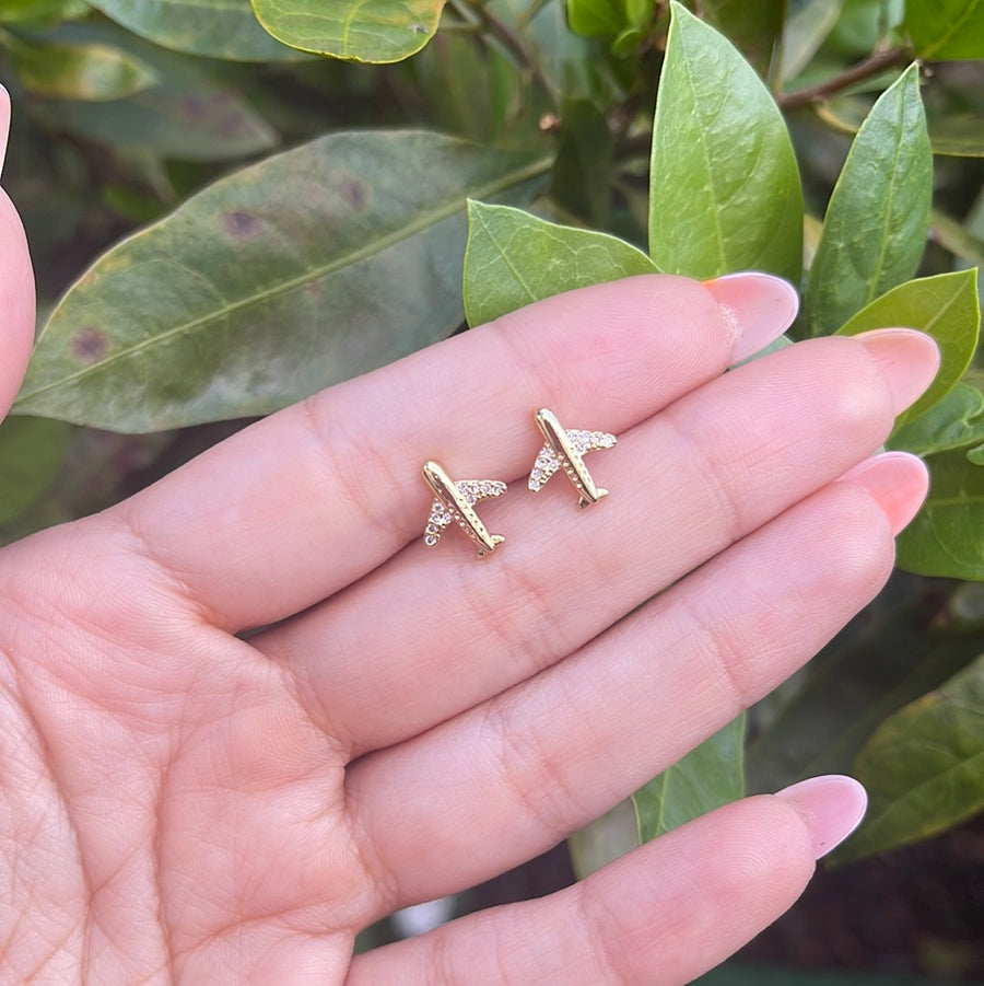 White Crystal Earrings