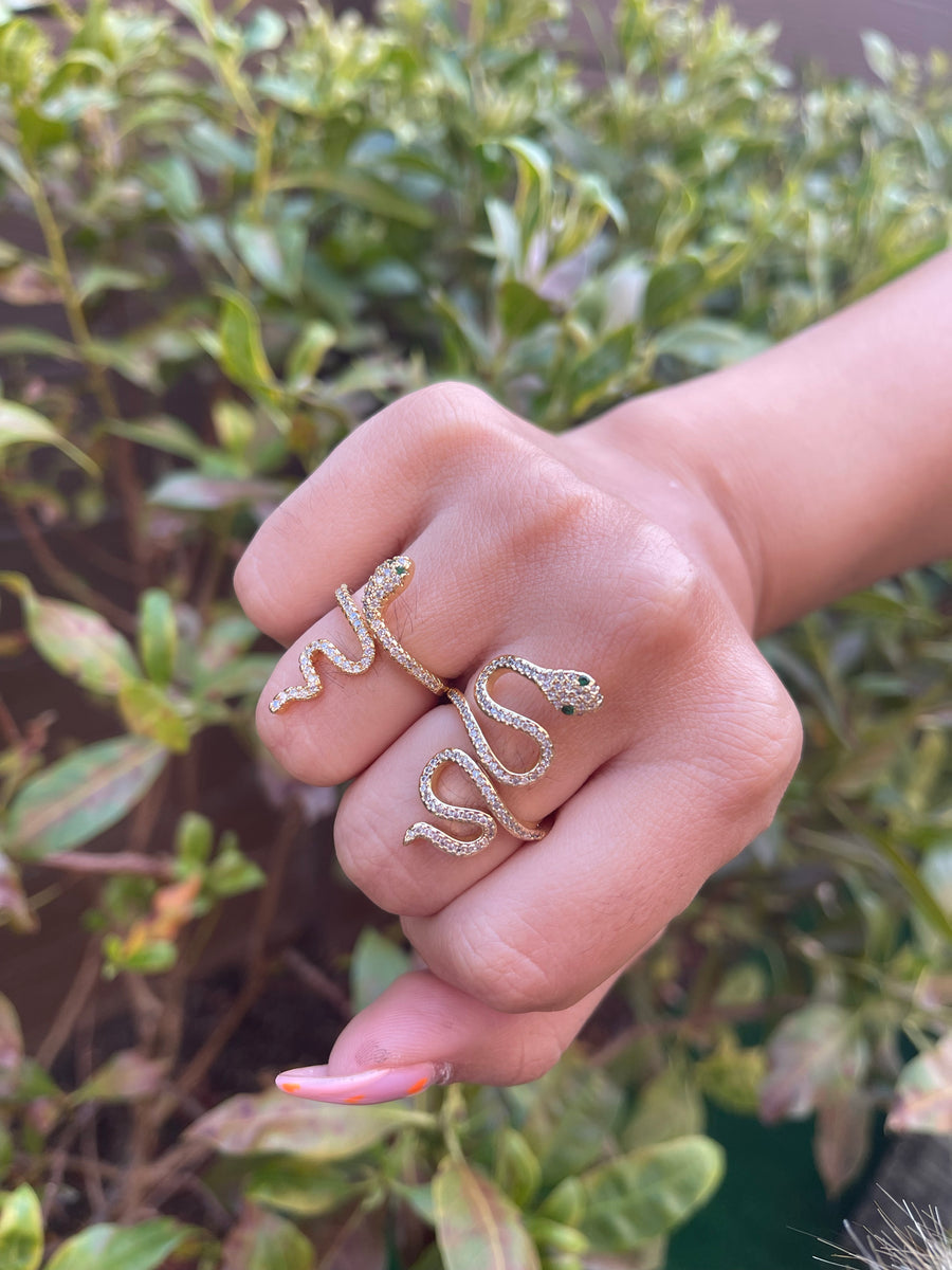 Curve Snake Ring