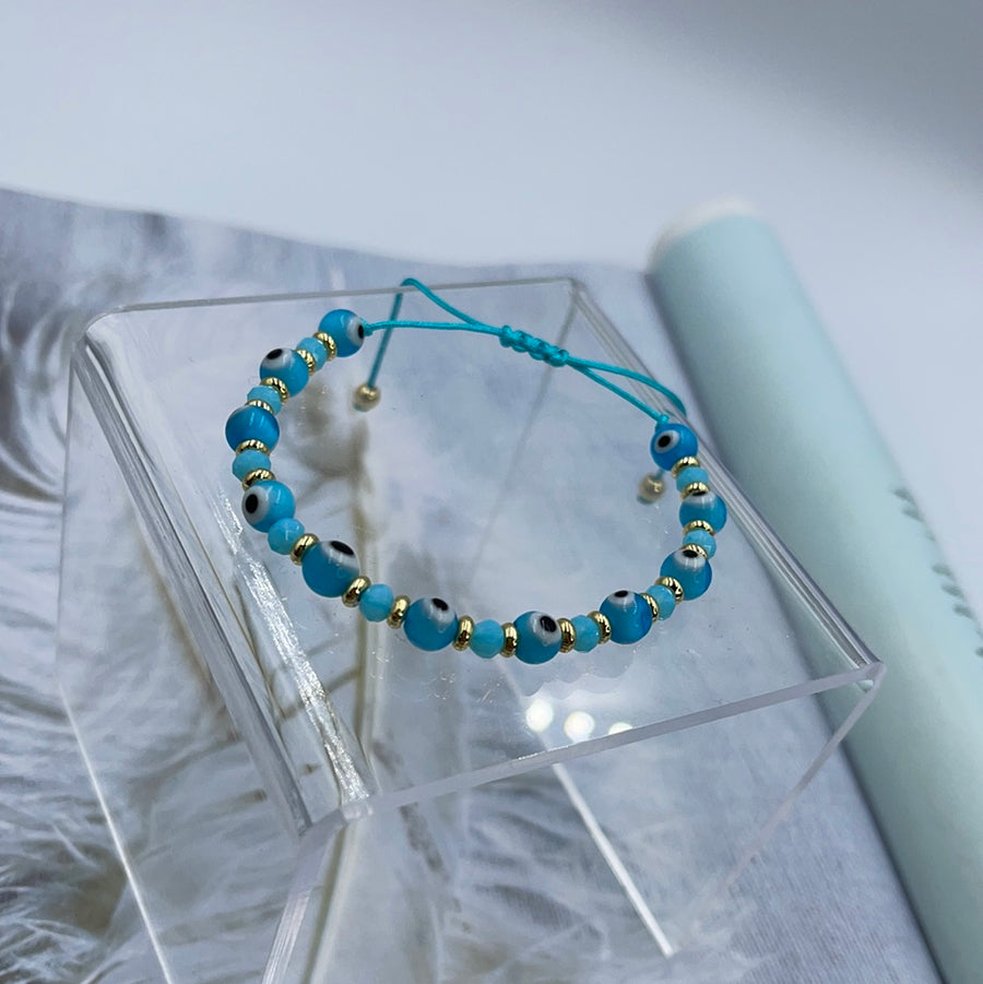 Thread Evil eye Bracelet