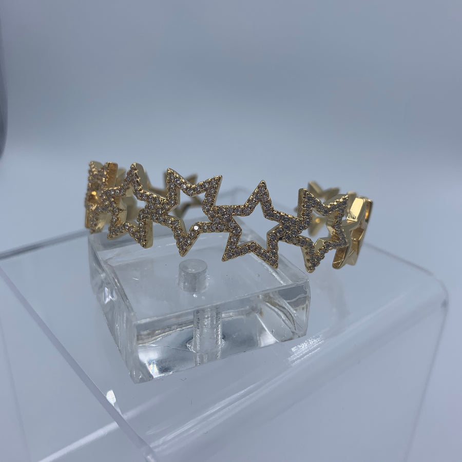 Stars Zirconium Cuff