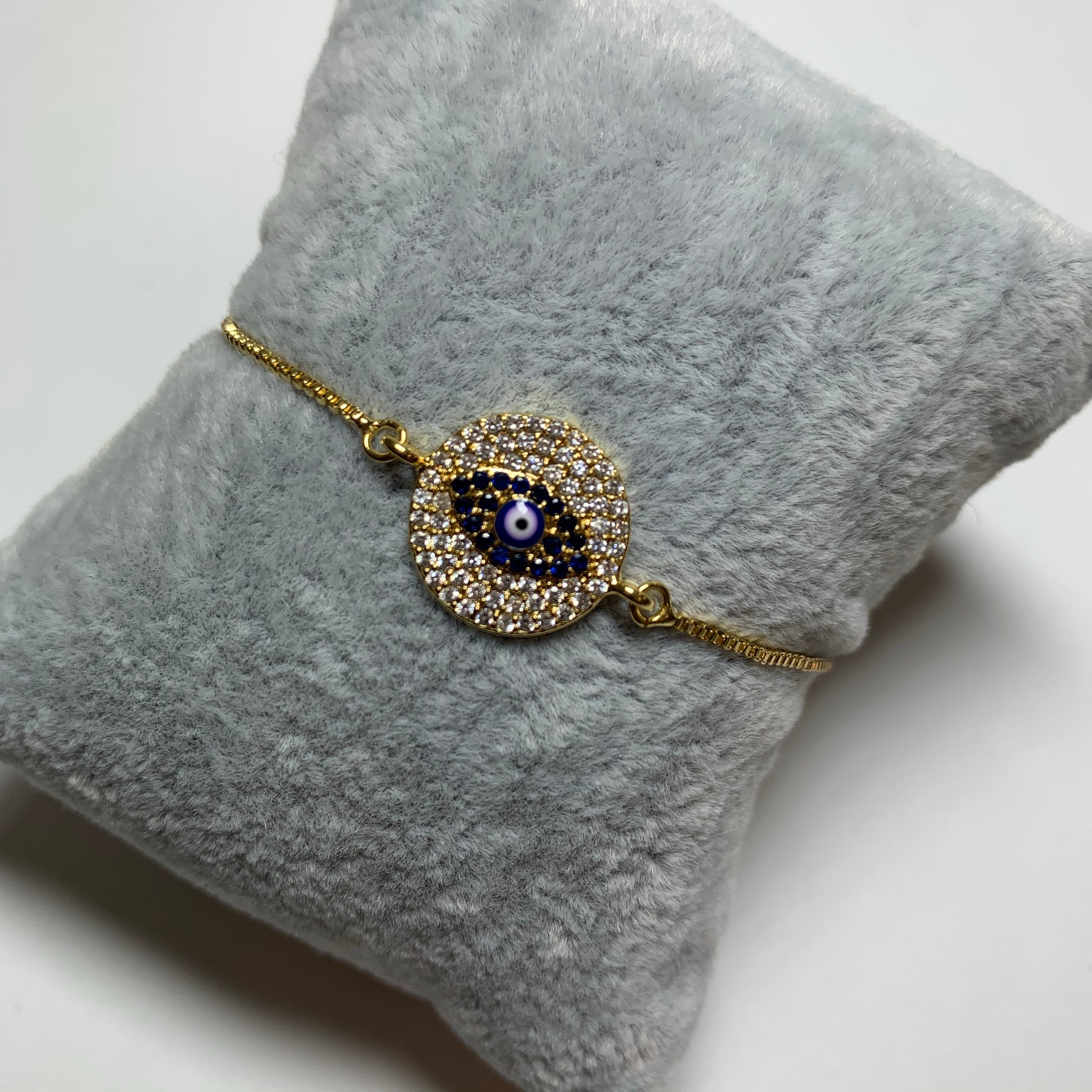 Circle Evil Eye Bracelet