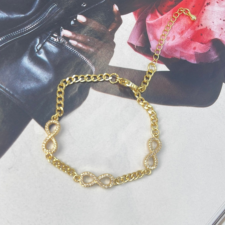 Cuban Link Shapes Bracelet