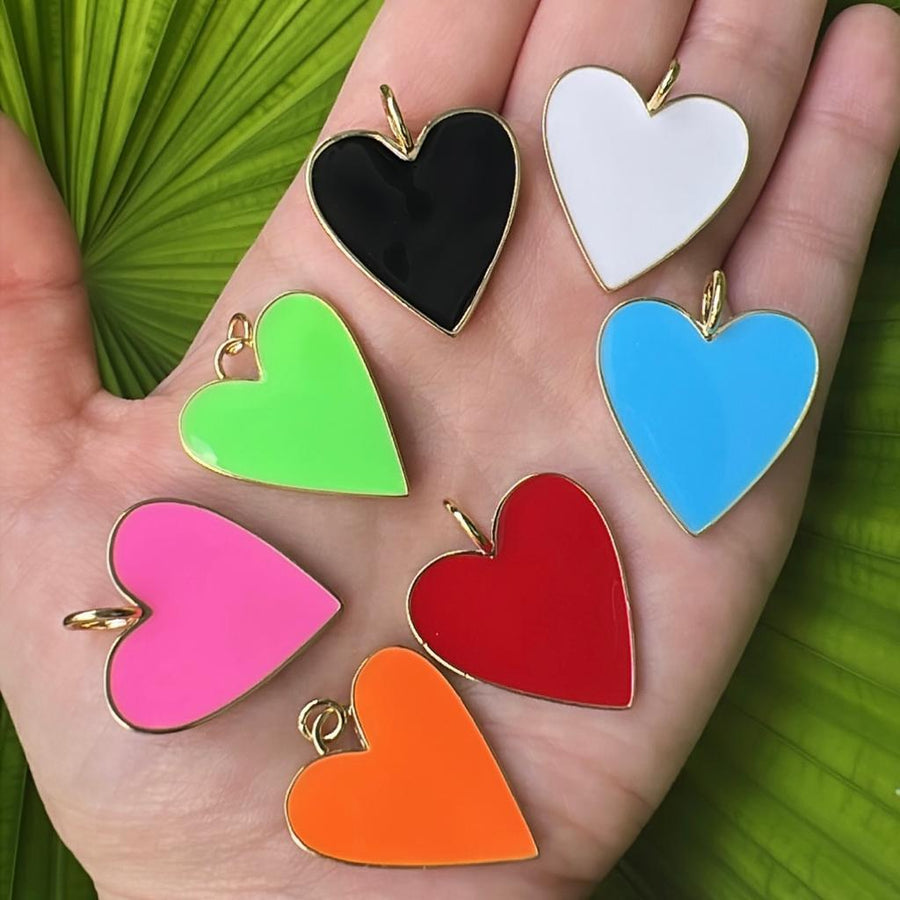 Heart Colors Charm