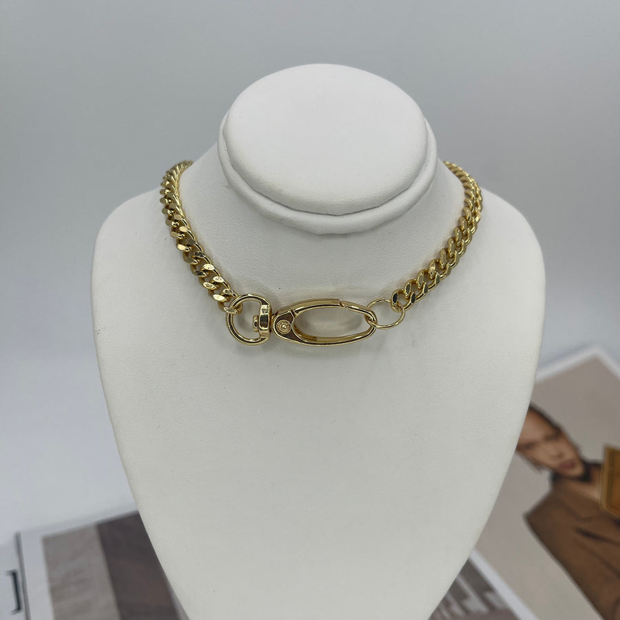 Oval Lock Necklace