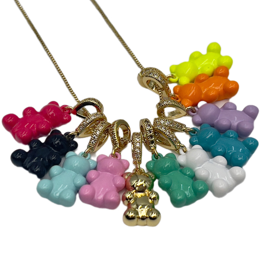 Enamel Gummy Bear Charm with hanger