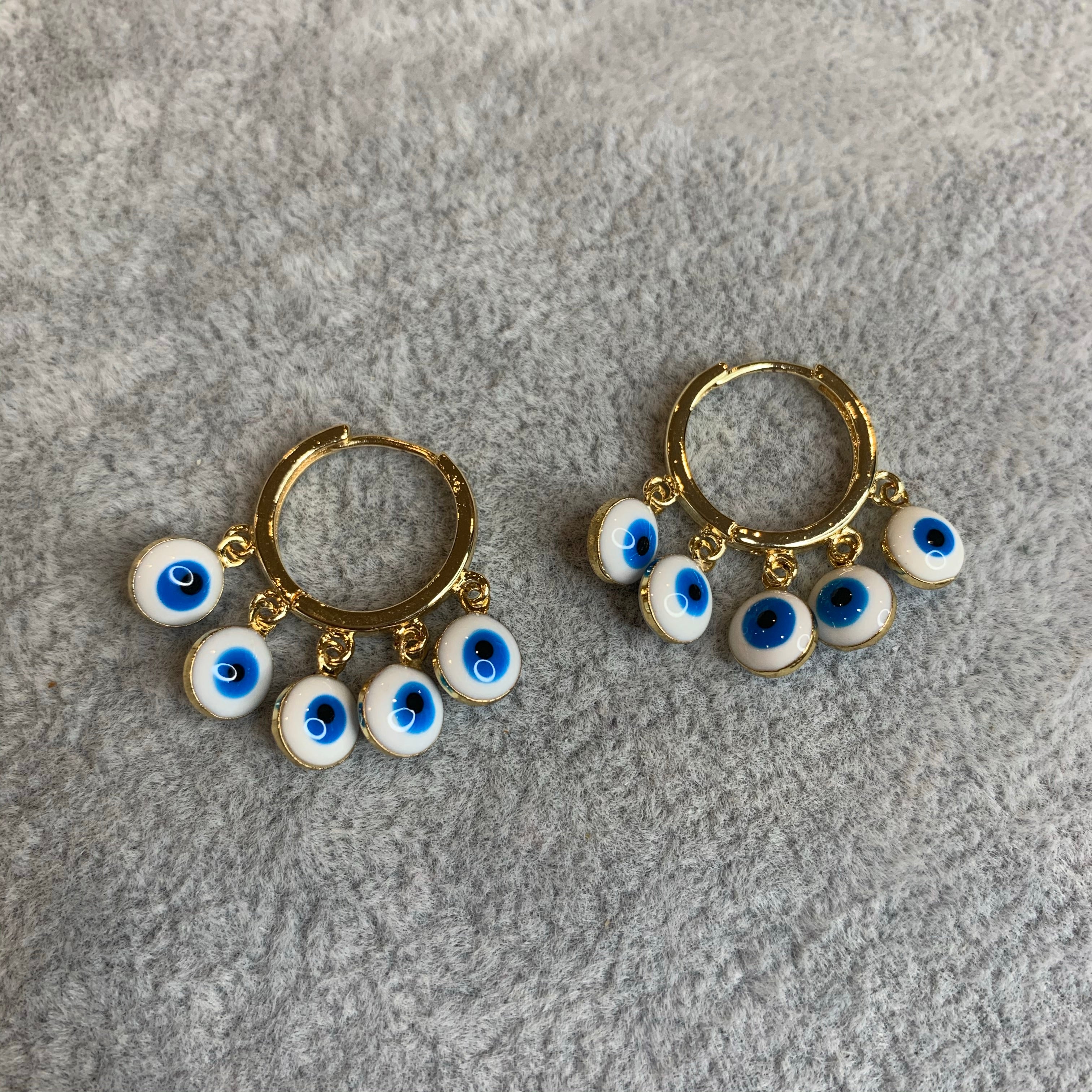 Evil Eyes Hoops