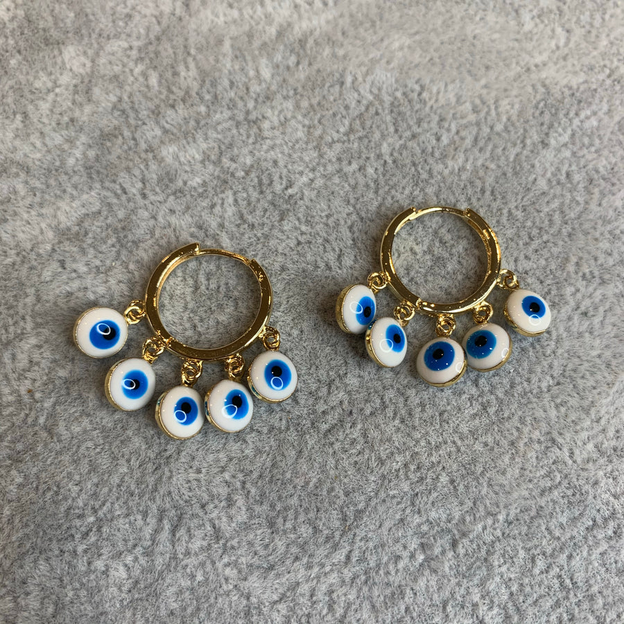 Evil Eyes Hoops