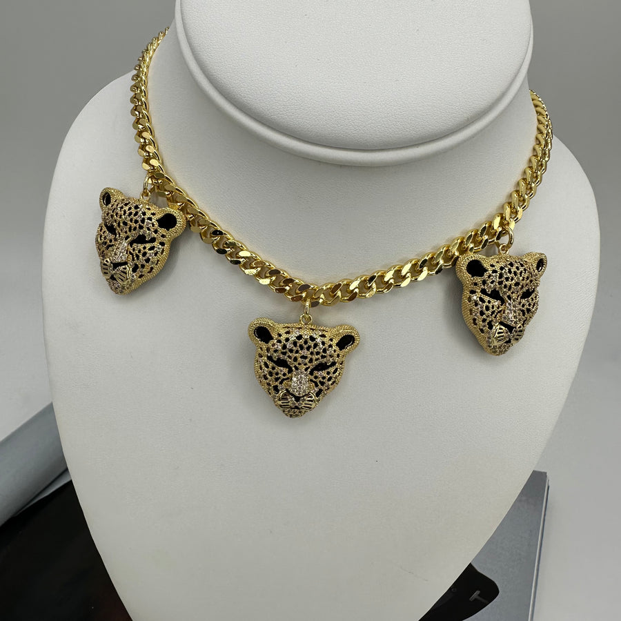 Leopard Glam Necklace