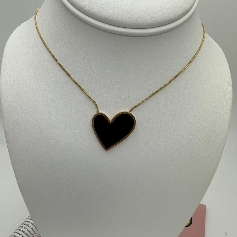 Stone Heart Necklace