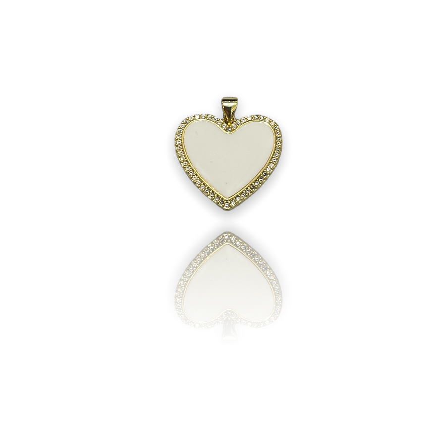 Frame Heart Charm