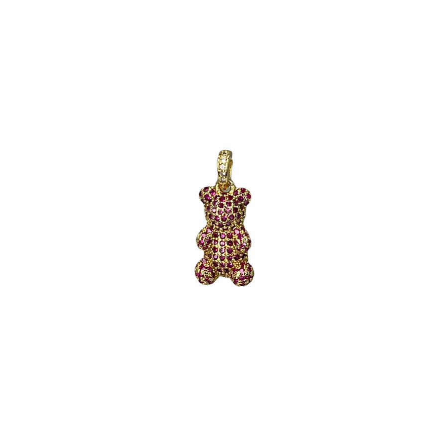 Zirconium Gummy Bear Charm