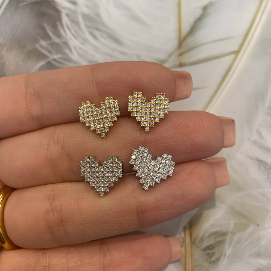 Shiny Hearts Earrings