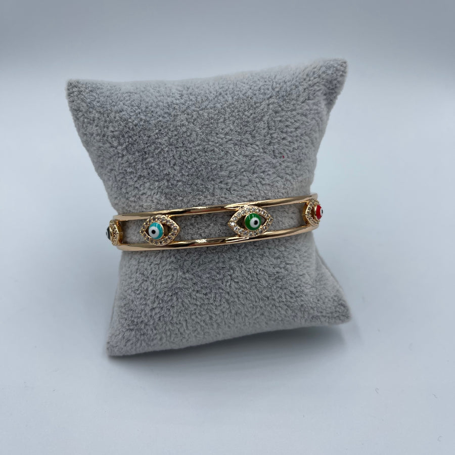 Evil Eye Color Cuff