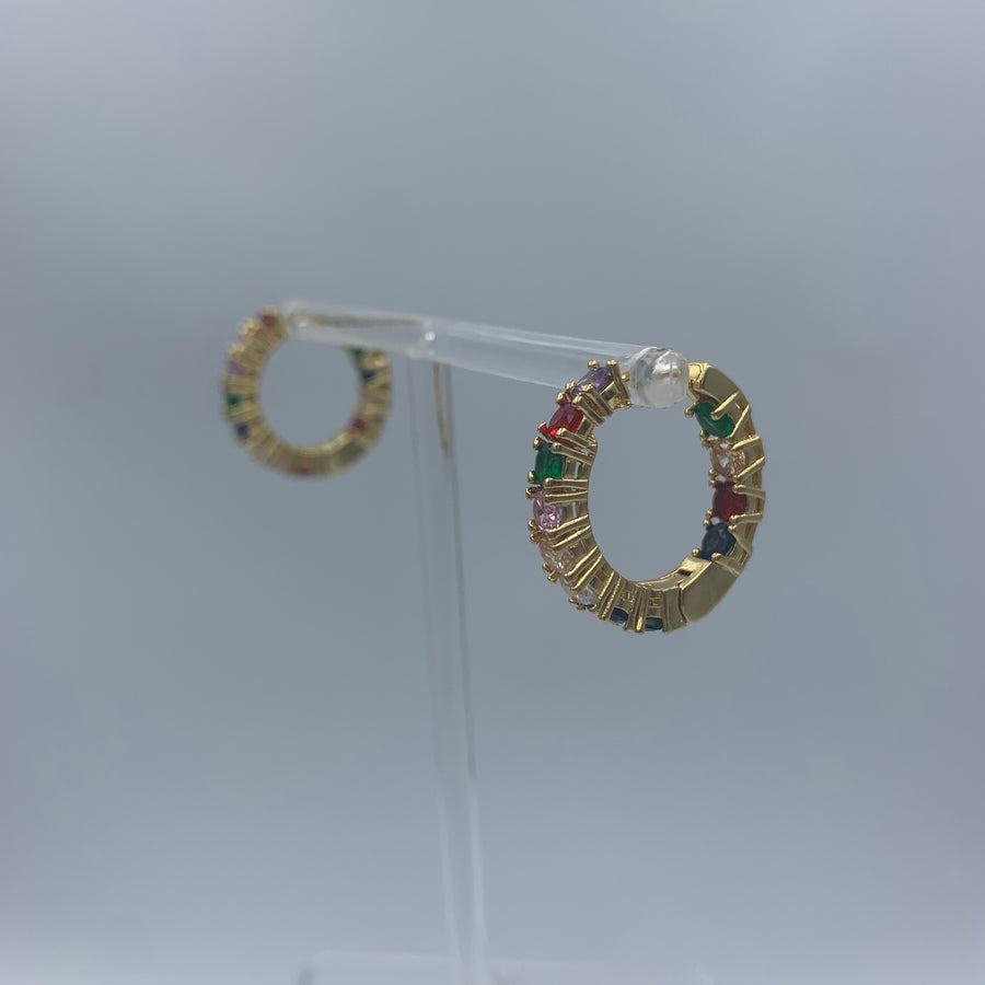 Crystal Colors Hoops