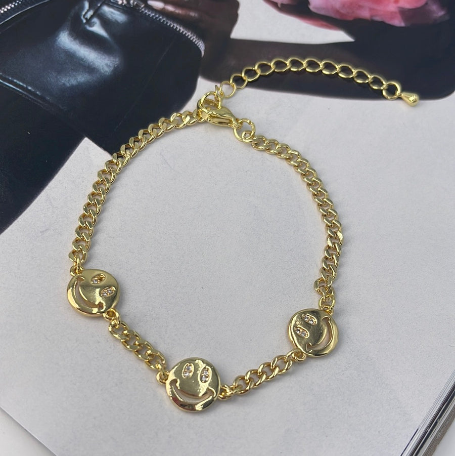 Cuban Link Shapes Bracelet