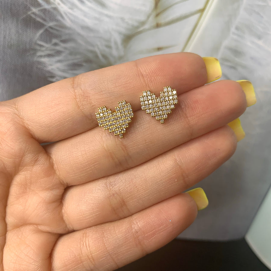 Shiny Hearts Earrings