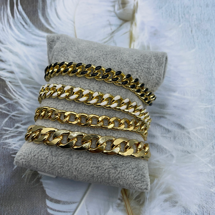 Cuban Chain Gold Bracelet