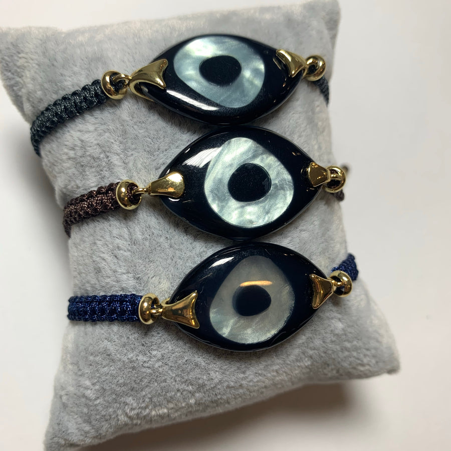 Stone Evil Eye Bracelet