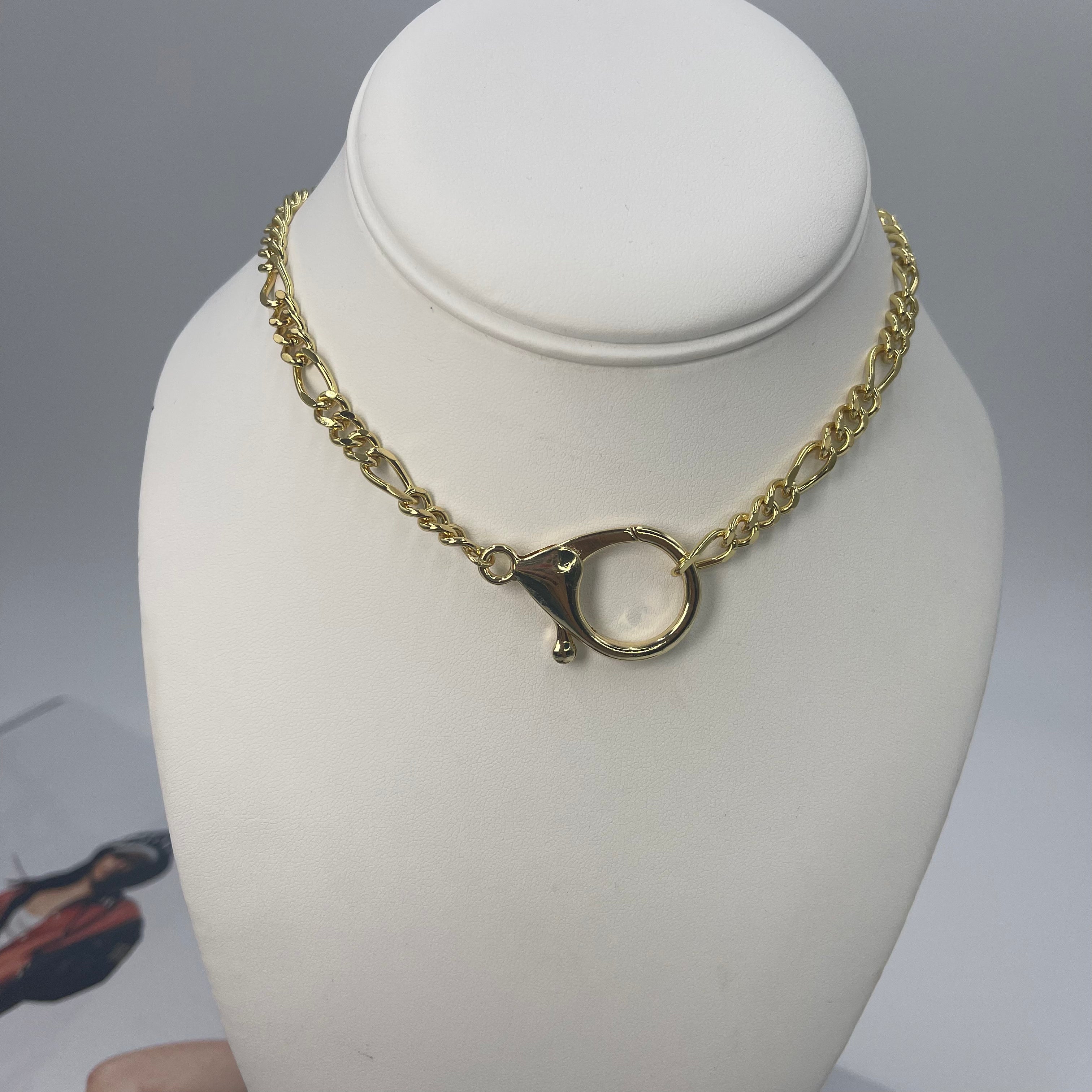 Figaro Lock Necklace