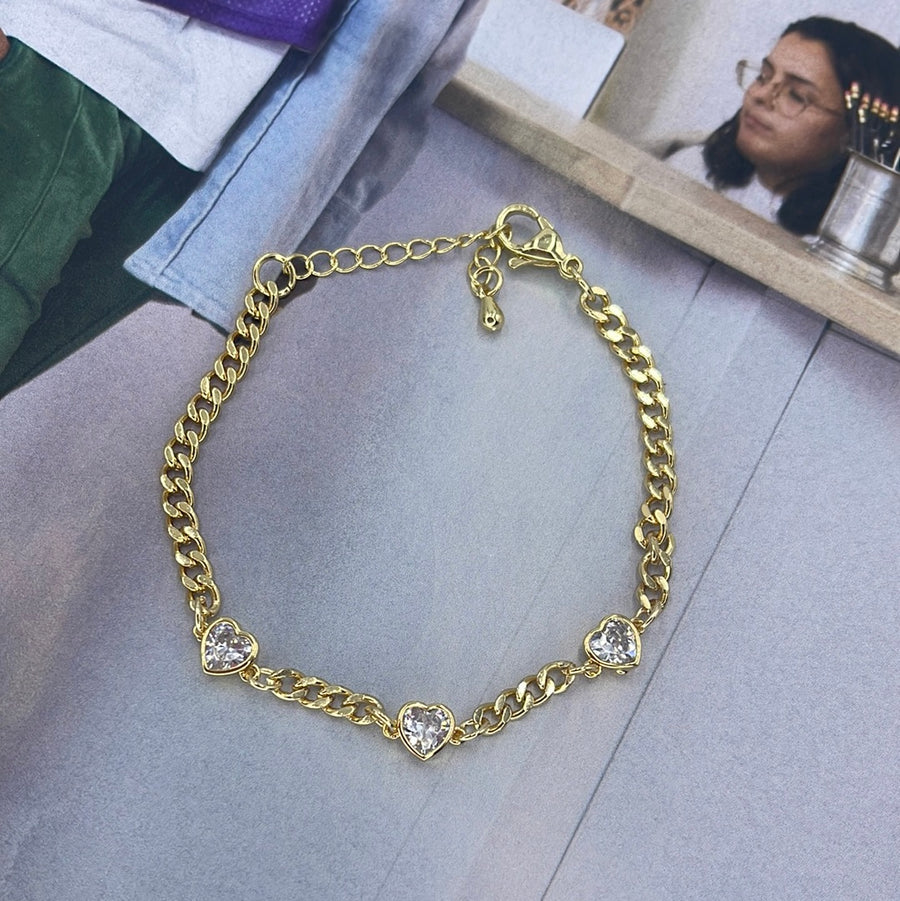 Cuban Link Shapes Bracelet