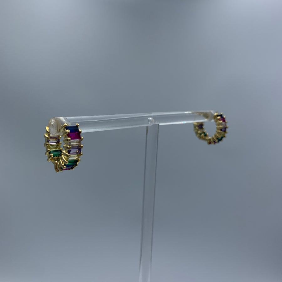 Crystal Colors Hoops