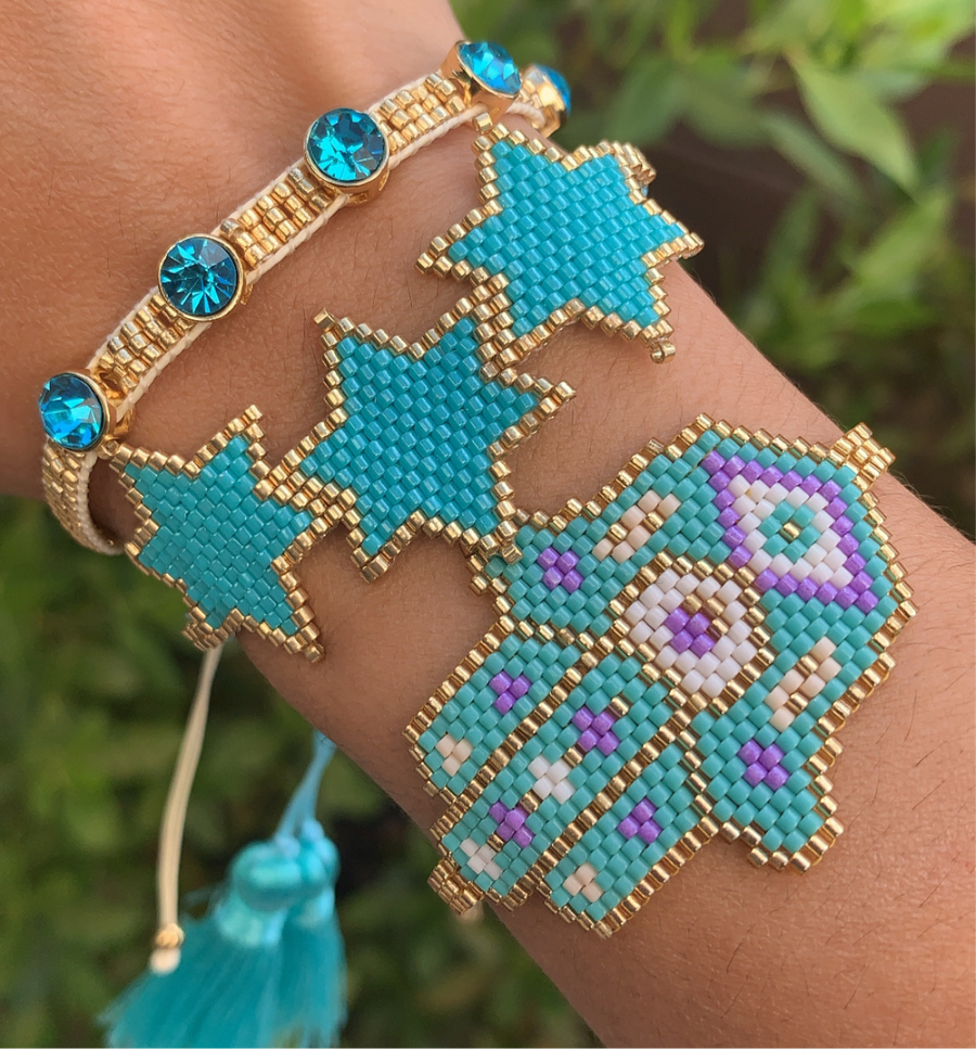 Fatima’s Hand Beaded Bracelet