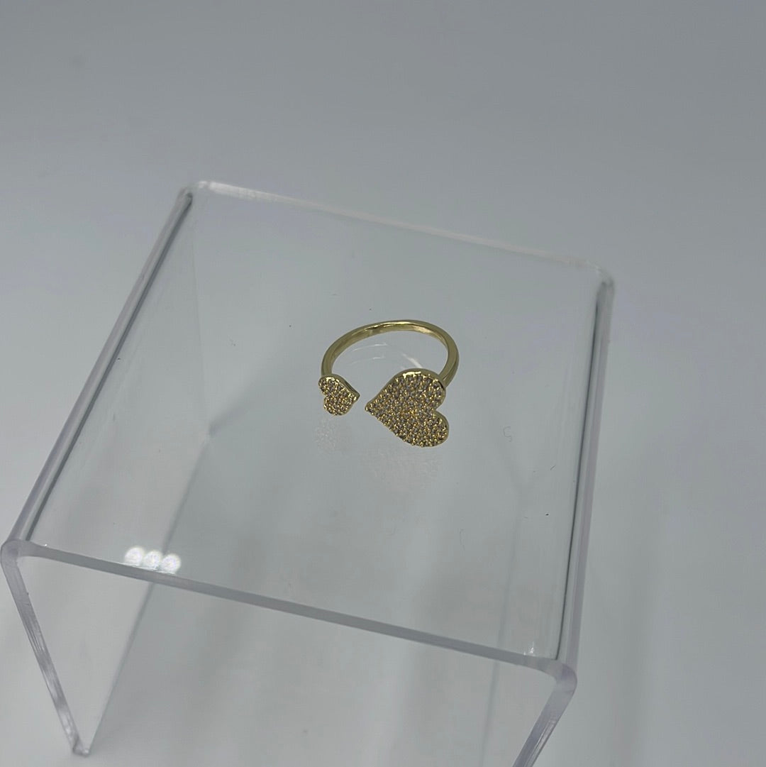 Double Heart Ring