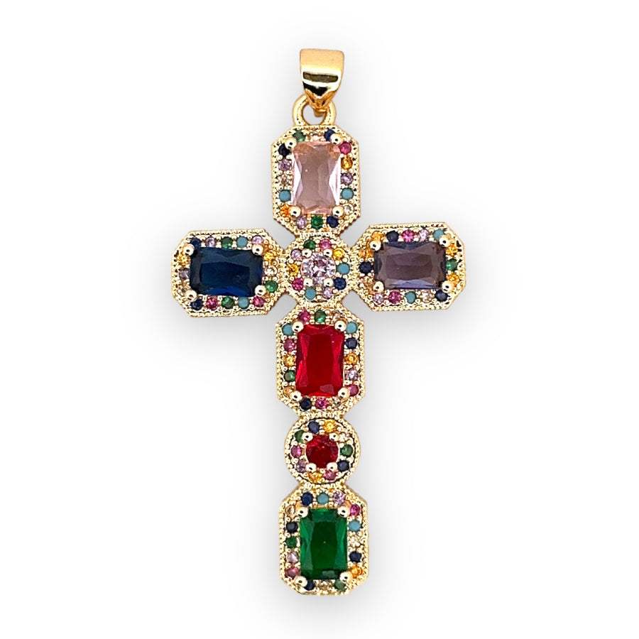 Fancy Cross Charm