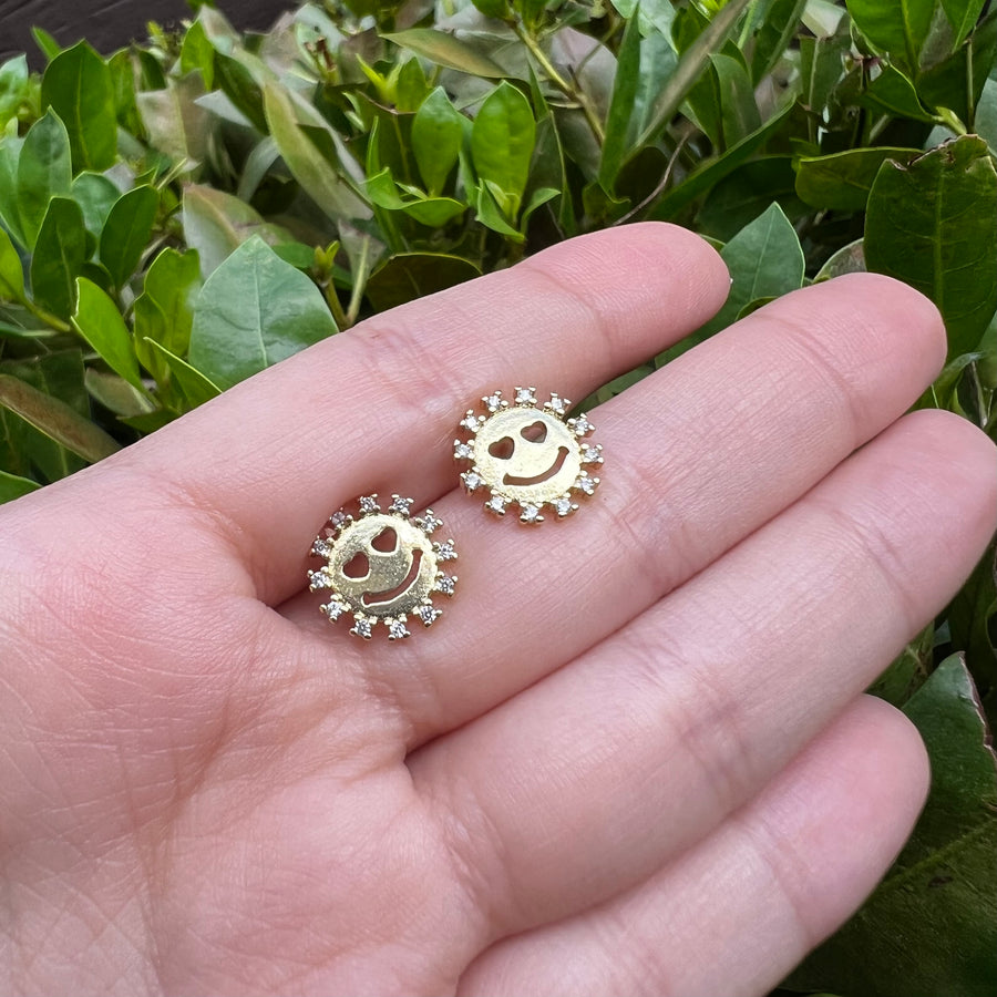 Cute Smiley Face Earrings