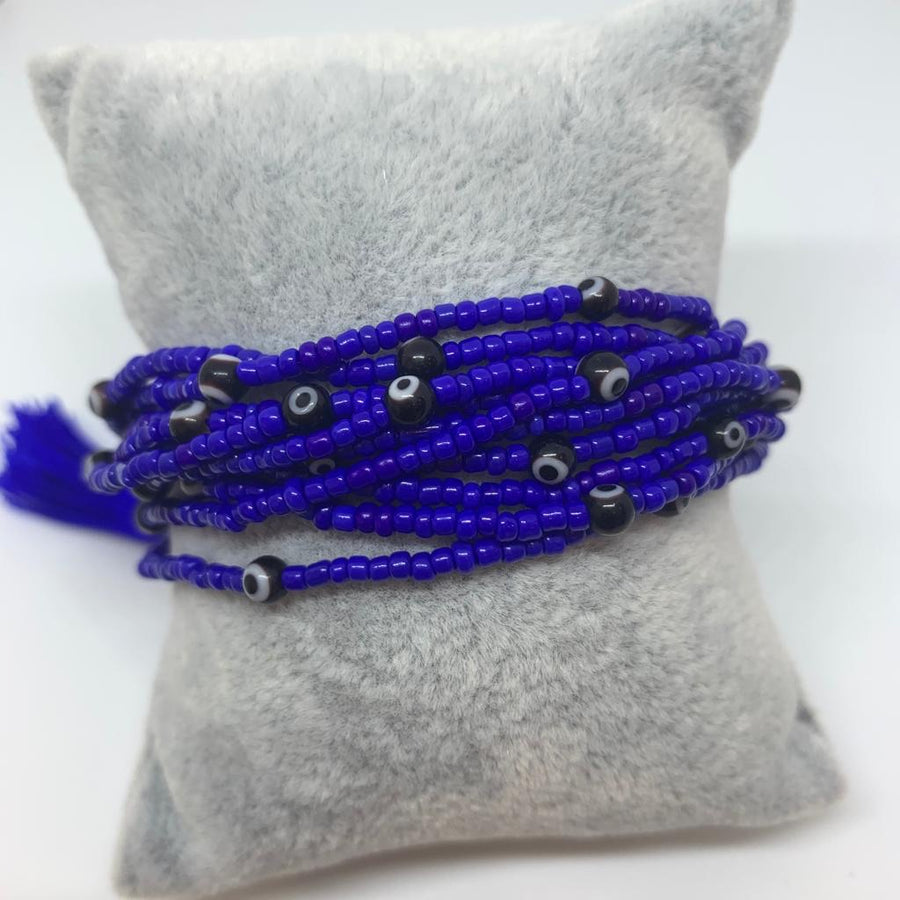 Evil Eye Set Beaded Bracelet