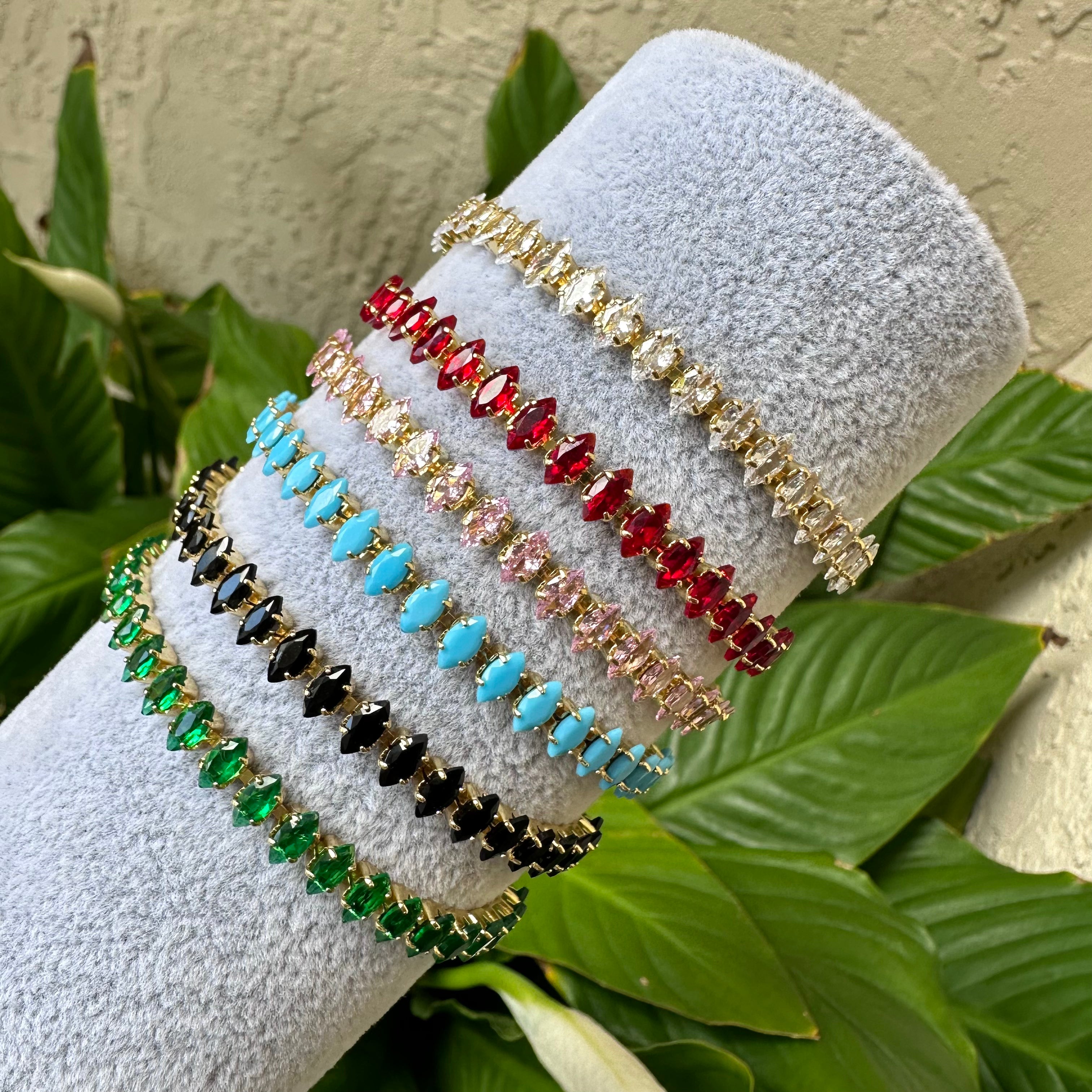 Tennis Rombo Color Bracelets